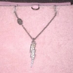 Juicy Couture Jeweled Lightning Bolt Necklace